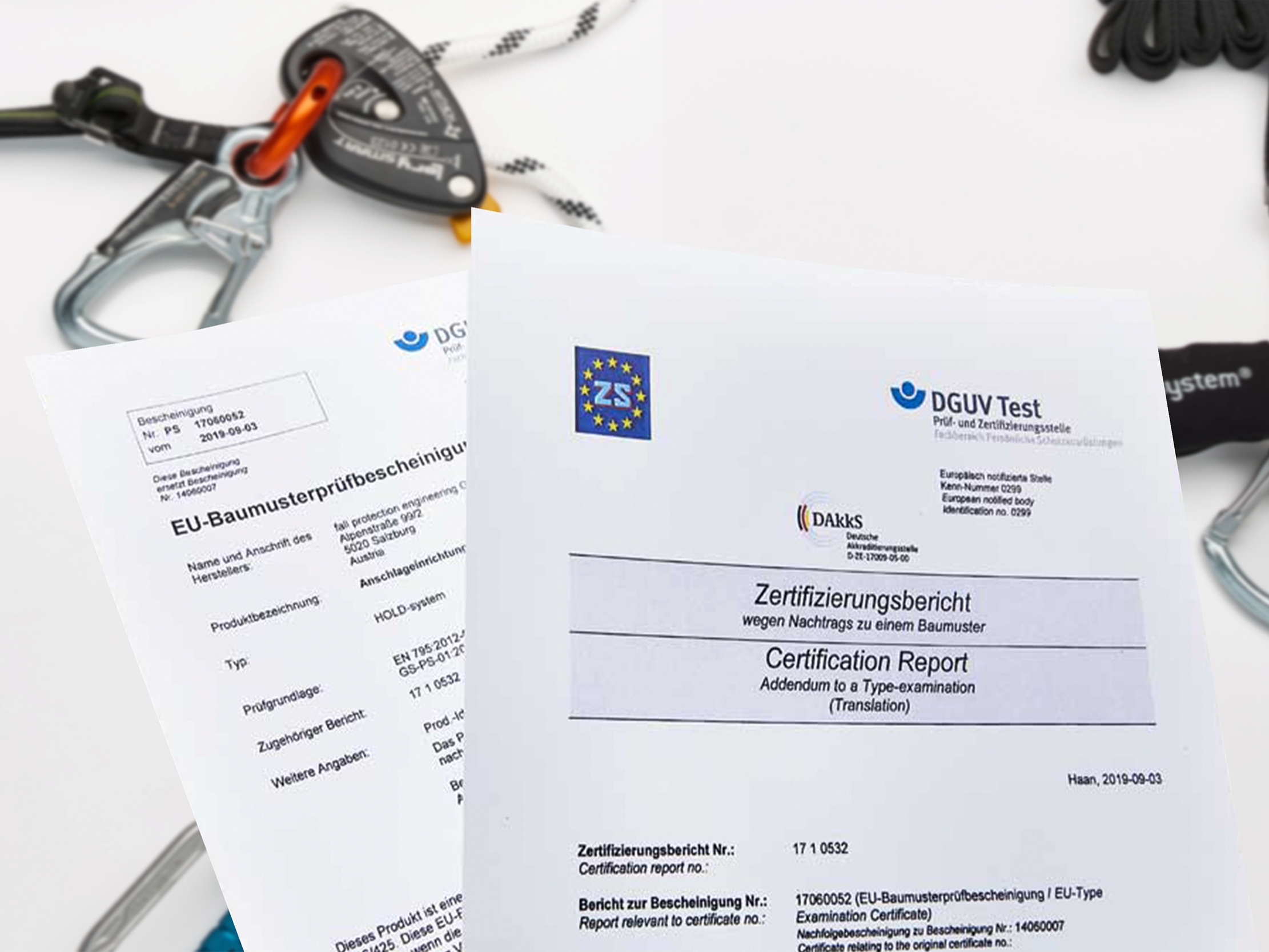Absturzsicherung mit Rettungsfunktion