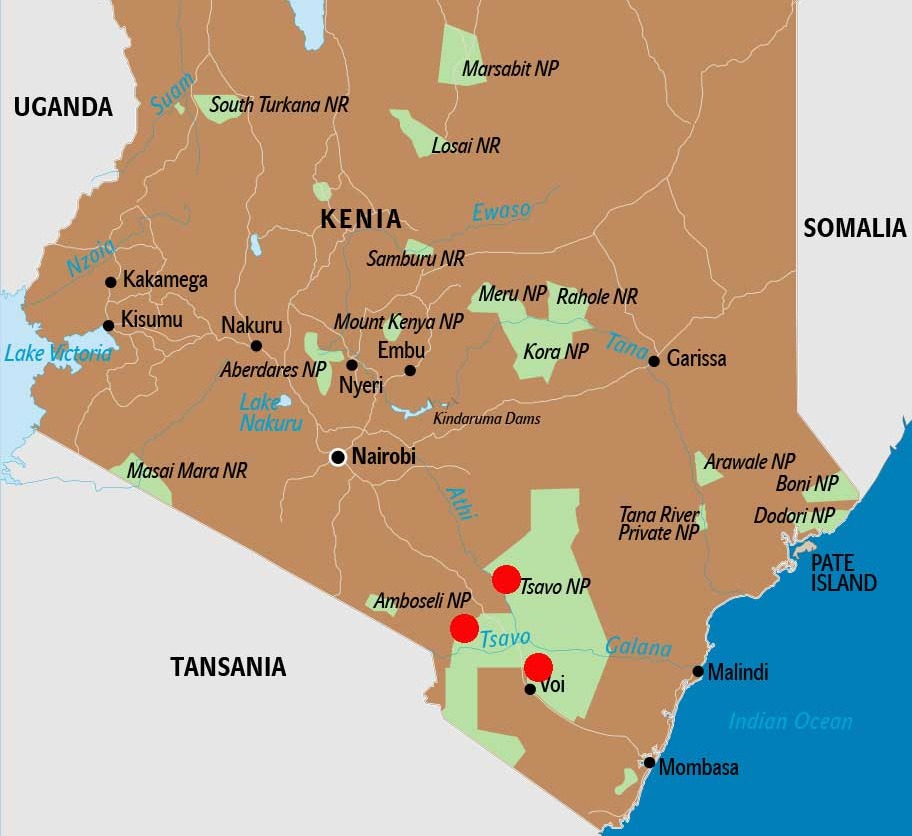 Karte Mombasa